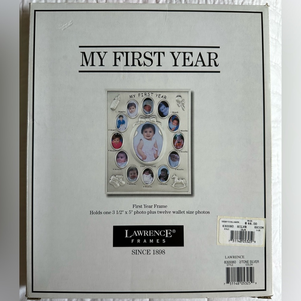 NWT Baby’s First Year photo frame